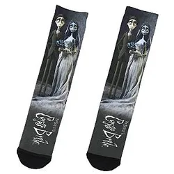 Corpse Bride Land of the Dead Sublimation Crew Socks For Men And Women