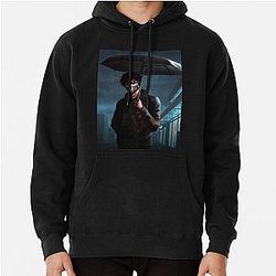 Corpse Husband Hoodies – Corpse Husband Under Umbrella Pullover Hoodie