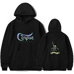 Corpse Husband Hoodie - Streetwear Printed Double Sides Pullover Hoodie