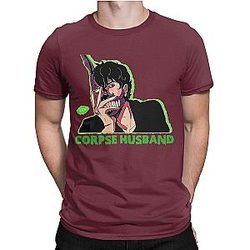 Corpse Husband T-shirts - Cotton Printed Fashion T-shirt