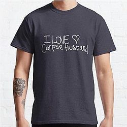 Corpse Husband T-Shirts - I love Corpse Husband Classic T-Shirt RB2605