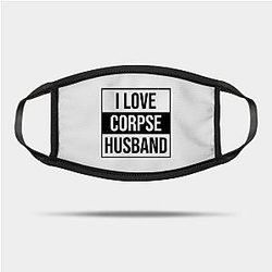 Corpse Husband Face Masks - I Love Corpse Husband 02 Mask TP2212