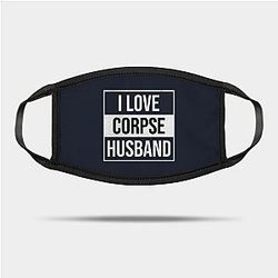 Corpse Husband Face Masks - I Love Corpse Husband 03 Mask TP2212