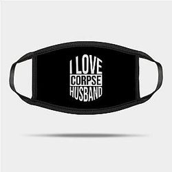 Corpse Husband Face Masks - I Love Corpse Husband 05 Mask TP2212