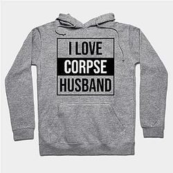 Corpse Husband Hoodies - I Love Corpse Husband 02 Hoodie TP2212