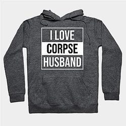 Corpse Husband Hoodies - I Love Corpse Husband 03 Hoodie TP2212