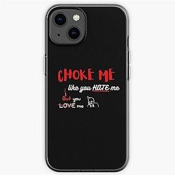 Corpse Husband Cases - Choke me like you hate me - Corpse Husband's song iPhone Soft Case RB2112