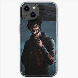 Corpse Husband Cases - Corpse Husband Under Umbrella iPhone Soft Case RB2112
