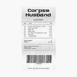 Corpse Husband Posters - Corpse Husband songs receipt  Poster RB2112