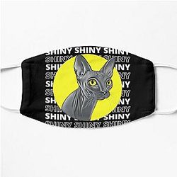 Corpse Husband Face Masks - SHINY BINGUS Black Hairless Cat Sphinx CORPSE HUSBAND ONLY HANDS ONLY STRANDS Flat Mask RB2112