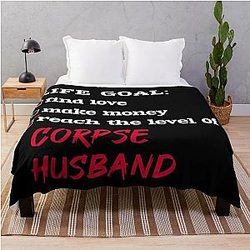 Corpse Husband Blanket - Life goal - Corpse Husband Throw Blanket RB2112