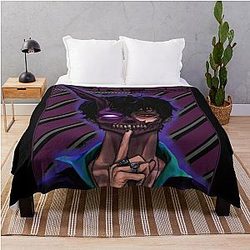 Corpse Husband Blanket - CORPSE HUSBAND TECHNO Throw Blanket RB2112