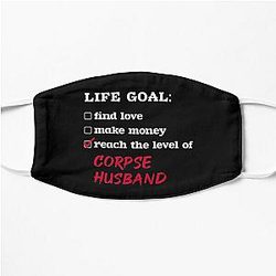 Corpse Husband Face Masks - Life goal - Corpse Husband Flat Mask RB2112