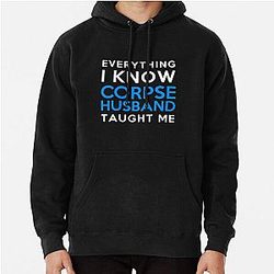 Corpse Husband Hoodies - Everything i know - Corpse Husband Pullover Hoodie RB2112