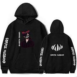 Corpse Husband Hoodies - Corpse Husband Printed 2 Sides Pullover Hoodie