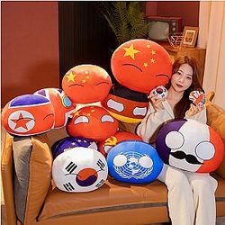 10-40cm Countryball Stuffed Doll Christmas Children Gift Plush