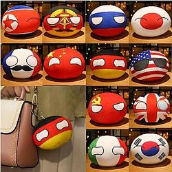 10cm Countryball Cute Doll Stuffed Toy Plush