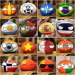 52 styles 10cm Country Ball Stuffed Doll Plush