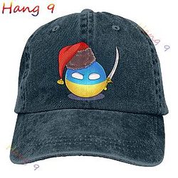 Countryball Ukraine Funny Christmas Santa Hats Classics Baseball Cap