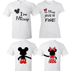 Oh Mickey you're so fine  Celebrating Anniversary at Disney with custom couples matching valentine family matching tshirt