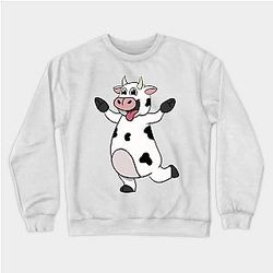 Cow Print Sweatshirts - Time to milk some cows! Sweatshirt TP0212