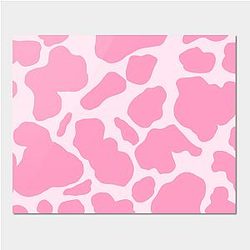 Cow Print Posters - Strawberry Cow Spots Poster TP0212