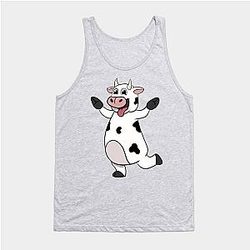 Cow Print Tank Tops - Time to milk some cows! Tank Top TP0212