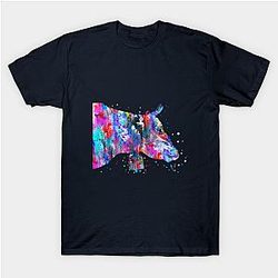 Cow Print T-Shirts - Highland cow T-Shirt TP0212