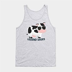Cow Print Tank Tops - Legend Dairy Tank Top TP0212