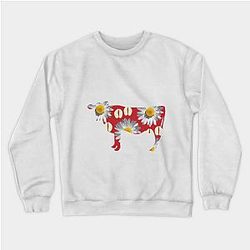 Cow Print Sweatshirts - Daisy Sweatshirt TP0212