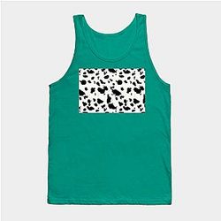Cow Print Tank Tops - Cow texture pattern.Animal print Tank Top TP0212
