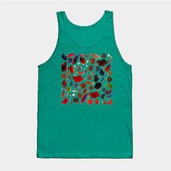 Cow Print Tank Tops - Colored cow texture Tank Top TP0212