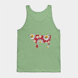 Cow Print Tank Tops - Daisy Tank Top TP0212