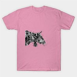 Cow Print T-Shirts - Highland cow T-Shirt TP0212