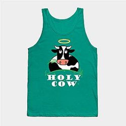 Cow Print Tank Tops - Holy Cow Tank Top TP0212