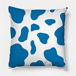 Cow Print Pillows - Blue print Pillow TP0212