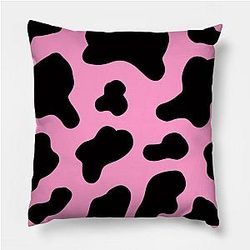 Cow Print Pillows - pink cow print Pillow TP0212