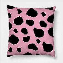 Cow Print Pillows - Cow Print, Cow Pattern, Cow Spots, Pink Cow Pillow TP0212