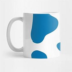 Cow Print Mugs - Blue print Mug TP0212