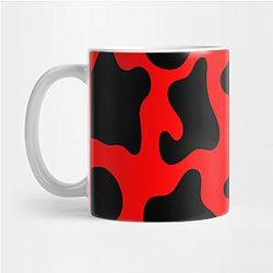 Cow Print Mugs - Cow Print Farmer Pattern Mug TP0212