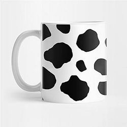 Cow Print Mugs - Cow Print, Cow Pattern, Cow Spots, Black And White Mug TP0212