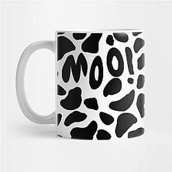 Cow Print Mugs - Cow Print Halloween M O O ! Mug TP0212