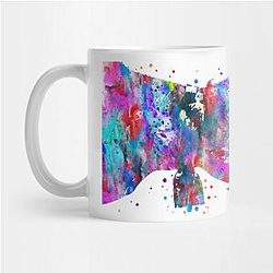 Cow Print Mugs - Highland cow Mug TP0212