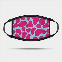 Cow Print Face Masks - Trendy cow print design Mask TP0212