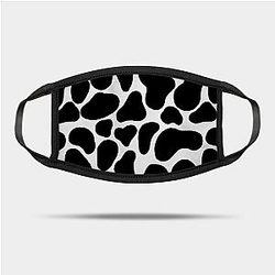 Cow Print Face Masks - Cow print design print Mask TP0212