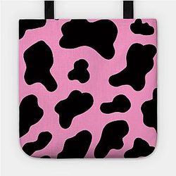 Cow Print Bags - pink cow print Tote TP0212
