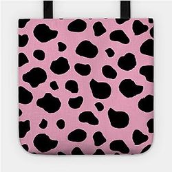 Cow Print Bags - Cow Print, Cow Pattern, Cow Spots, Pink Cow Tote TP0212