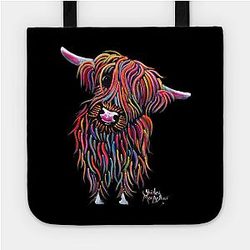 Cow Print Bags - Scottish Highland Hairy Cow ' BoLLY ' Tote TP0212