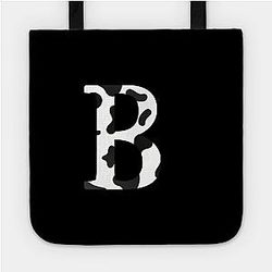 Cow Print Bags - Cow print B Letter Tote TP0212