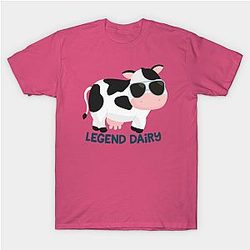 Cow Print T-Shirts - Legend Dairy T-Shirt TP0212